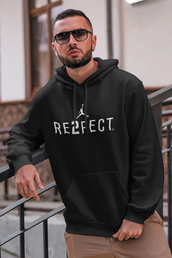 Air Jordan 14 Siyah NBA Erkek Kapşonlu Sweatshirt - Hoodie