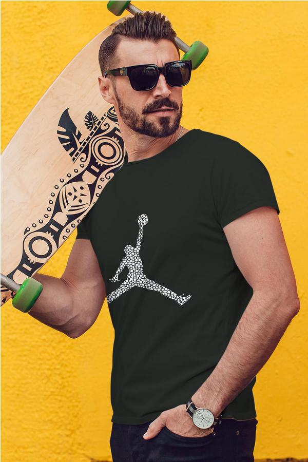 Air Jordan 16 Siyah NBA Erkek Tshirt - Tişört